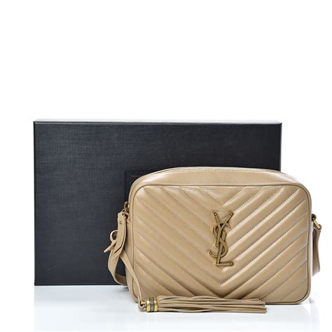 ysl lou camera bag latte